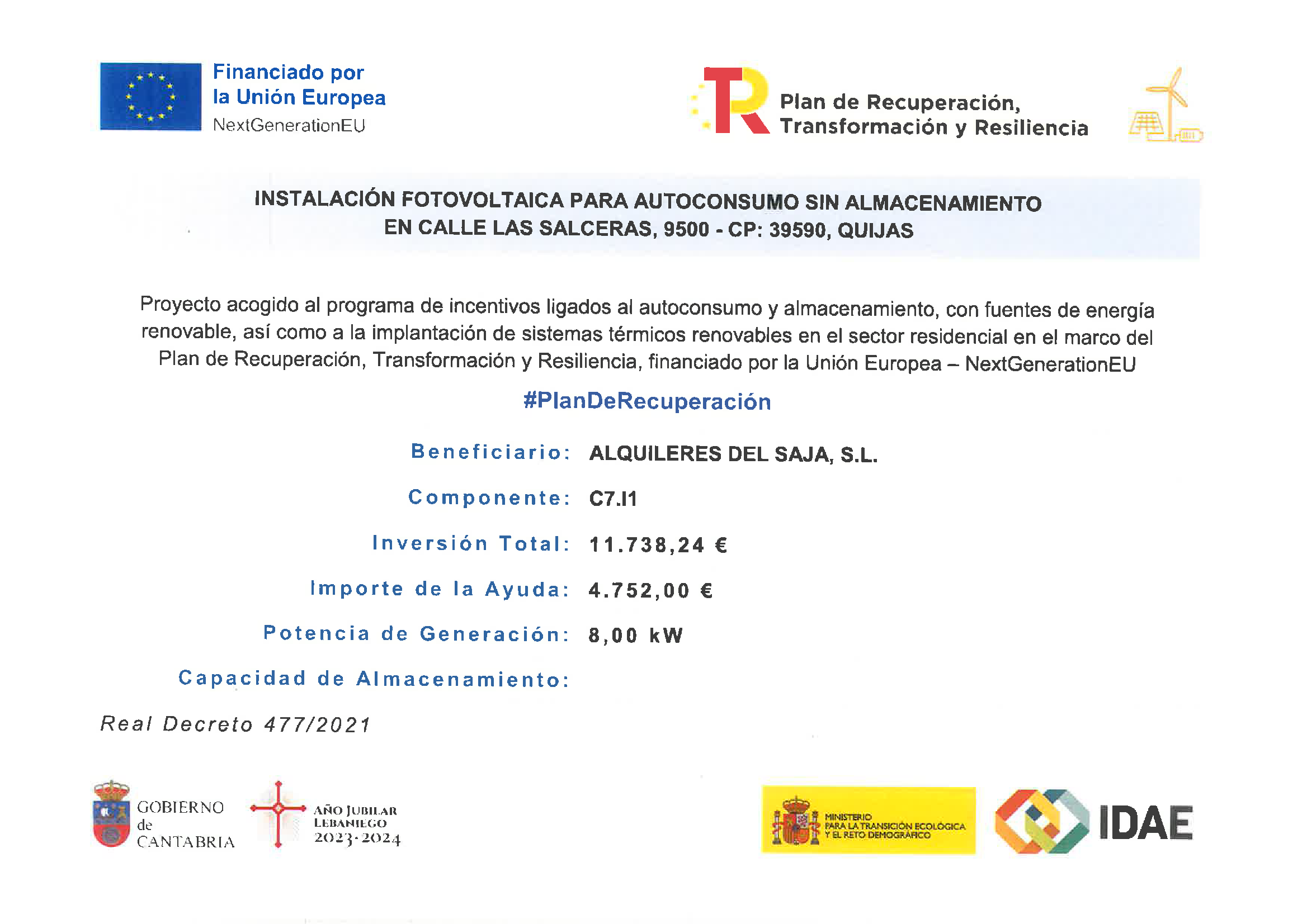 Alquiler de maquinaria, garantia y calidad